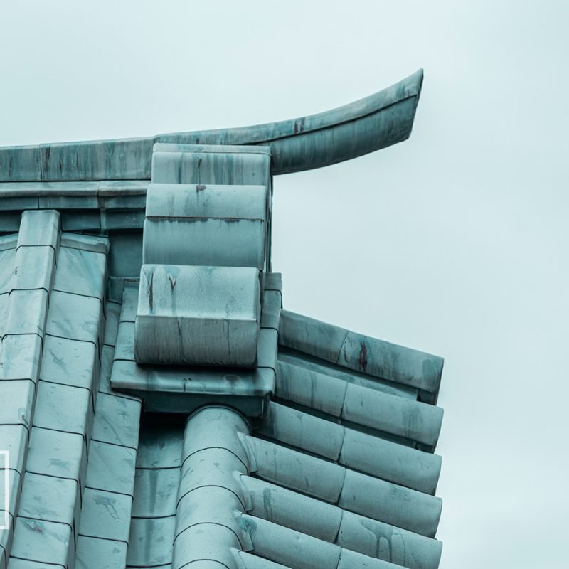 UN TEJADO CON ESTILO SAMURÁI, KANAZAWA