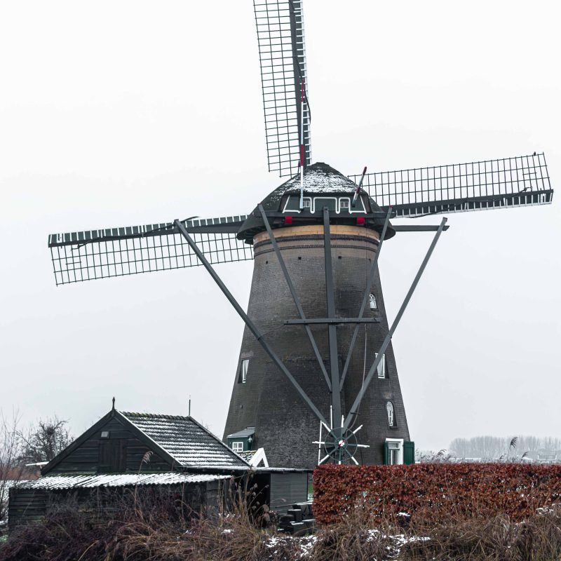 MOLINO ANTIGUO DE KINDERDIJK, HOLANDA